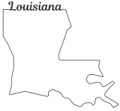 Louisiana Specialty Stamps and Seal